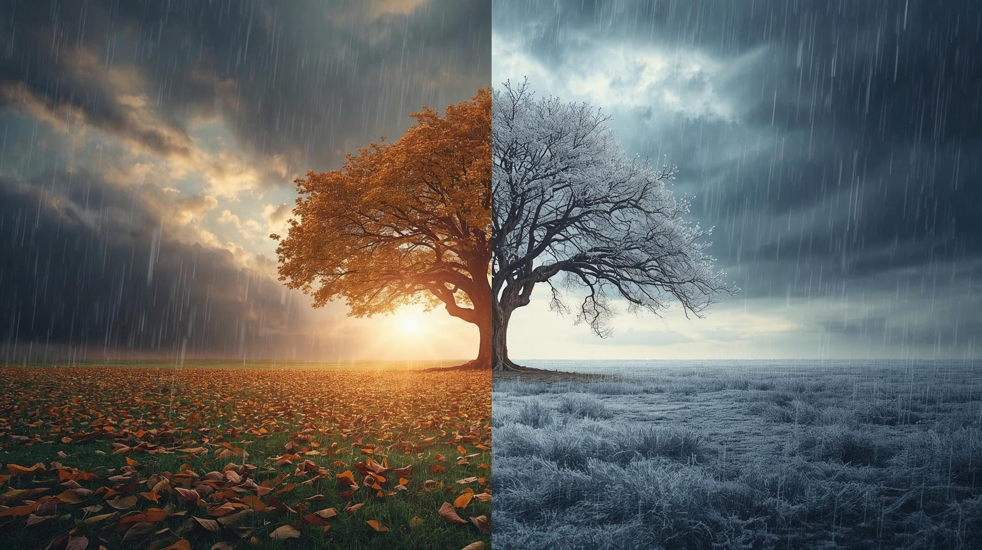 النشرة الموسمية الرئيسية لموسم 2025-2026| بداية اعتيادية.. وحالات جوية قوية النصف الثاني من الموسم